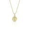 Dominique Cohen petite goddess coin delicate pendant necklace, in 18k yellow gold <span class='visuallyhidden'>Call, text 323-404-2959 for shopping help.</span>
